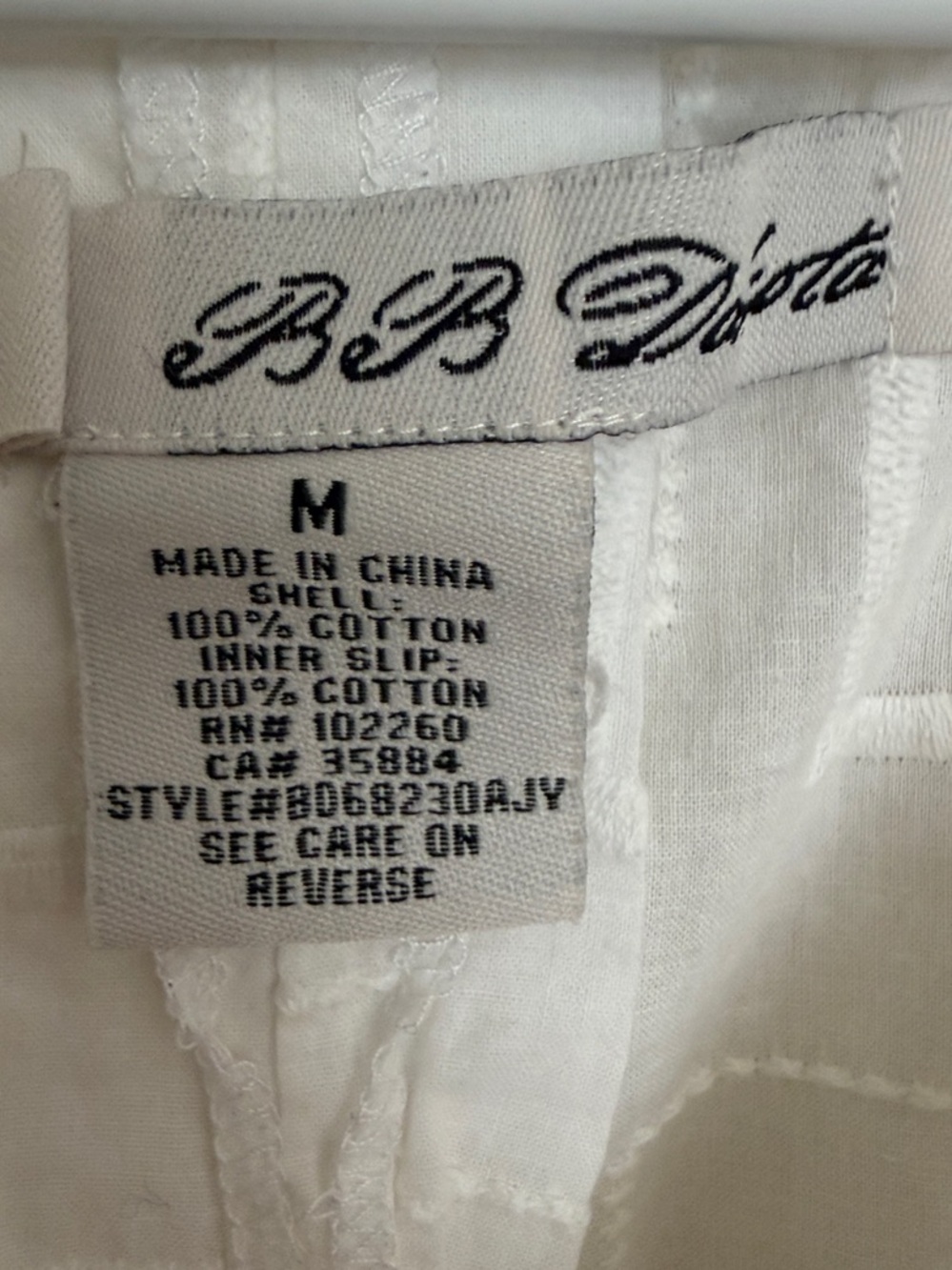 BB Dakota White Sleeveless A-Line Pocket Dress - Picture 2 of 5